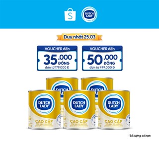 Combo 5 Lon Sữa Đặc Dutch Lady Cao Cấp 380g/lon