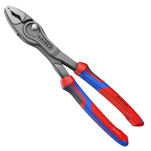 Kìm tháo ốc mòn TwinGrip Knipex 82 02 250 SB, kẹp đến Ø27mm, có vỉ treo