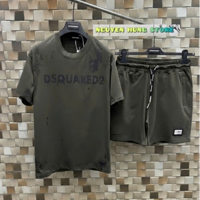 Bộ Thê thao Boy phố DS&Q Green Vảy Sơn Bản Siêu cấp  Chính Hãng,Set Bộ Nam Cộc  88%Coton Nam co giãn 4 chiều Cực Mát