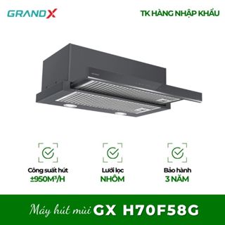 MÁY HÚT MÙI GRANDX GX H70F58G – Hút Mùi Hiệu Quả, Dễ Vệ Sinh