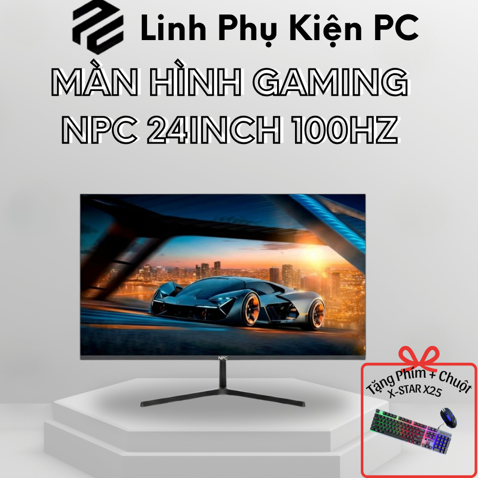 MÀN HÌNH NPC 24 INCH 100HZ FULL HD – VIỀN MỎNG, MƯỢT MÀ, GIÁ TỐT