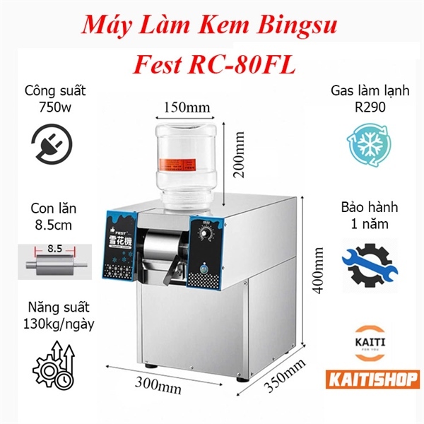 Máy Làm Kem BingSu, Máy Làm Kem Tuyết 360W, 750W, 800W, 1200W