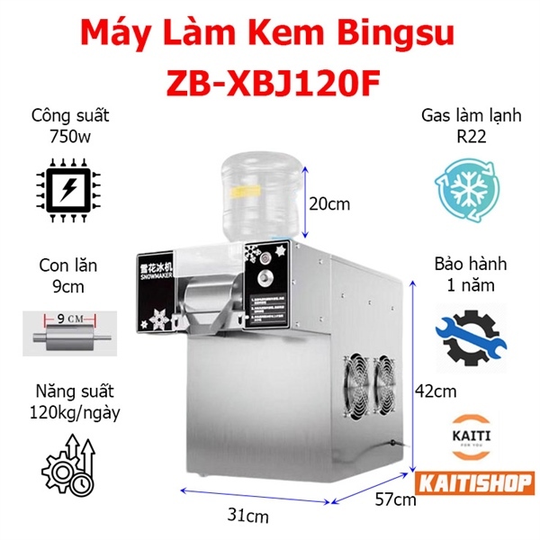 Máy Làm Kem BingSu, Máy Làm Kem Tuyết 360W, 750W, 800W, 1200W