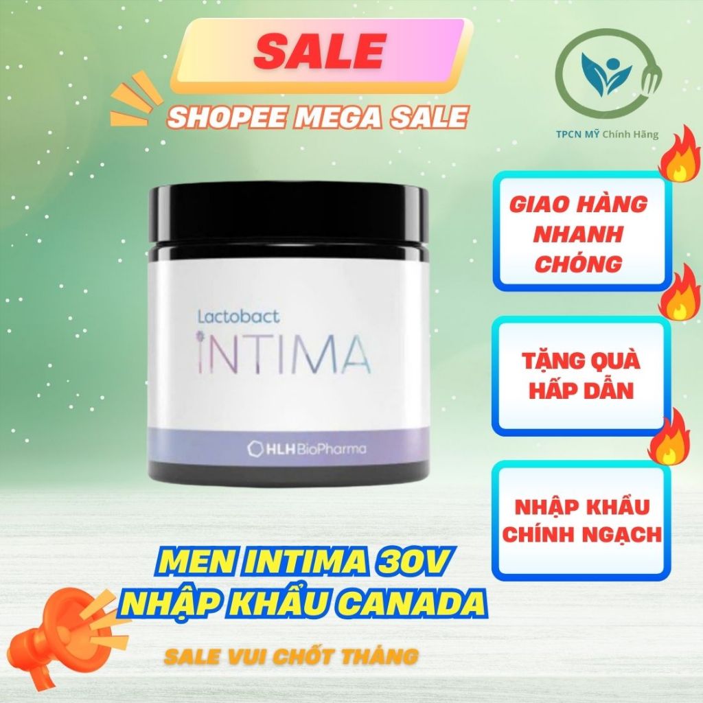 Men vi sinh phụ khoa Lactobact Intima hộp 30 viên nhập khẩu Đức