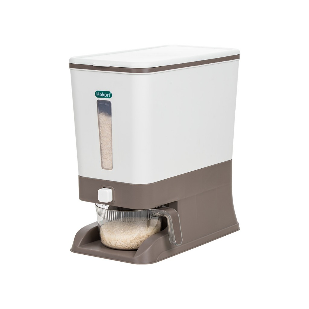 [Top Value] Thùng đựng gạo 10/20kg, thùng gạo Việt Nhật có thiết kế nút ấn tiện lợi Đức Huỳnh DN468