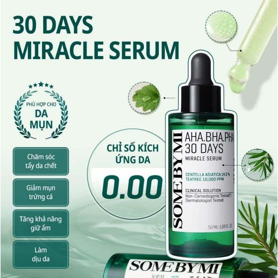 Tinh chất Some By Mi AHA-BHA-PHA 30 Days Miracle Serum 50ml