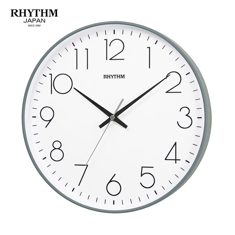 Đồng hồ Rhythm CMG601NR08- Kt 30.5 x 4.1cm, 500g Vỏ nhựa. Dùng Pin.
