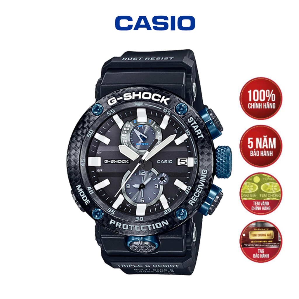 Đồng Hồ Nam Casio G-Shock GWR-B1000-1A1DR | Kết nối Bluetooth với điện thoại, Năng lượng mặt trời - 