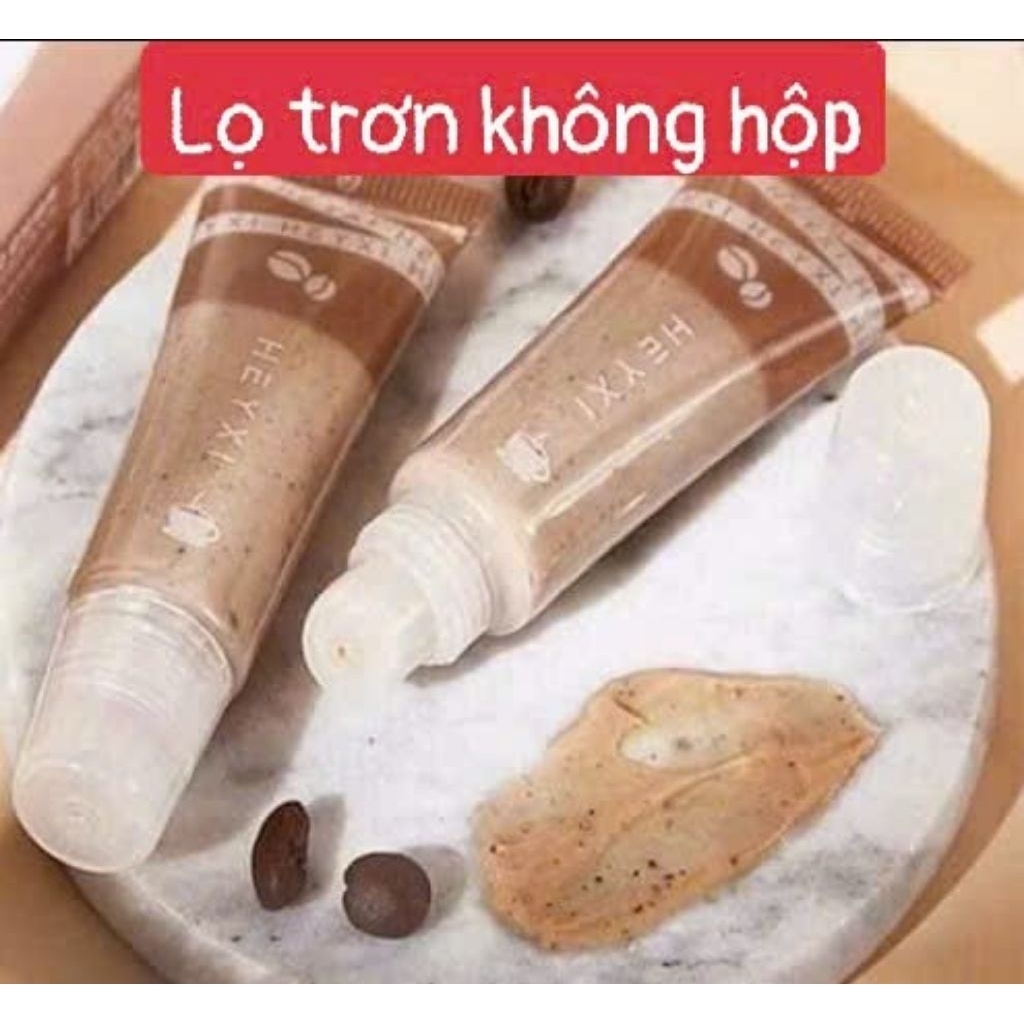 ( Sale) 2 chai tẩy da chết môi cafe heyxi KHÔNG HỘP