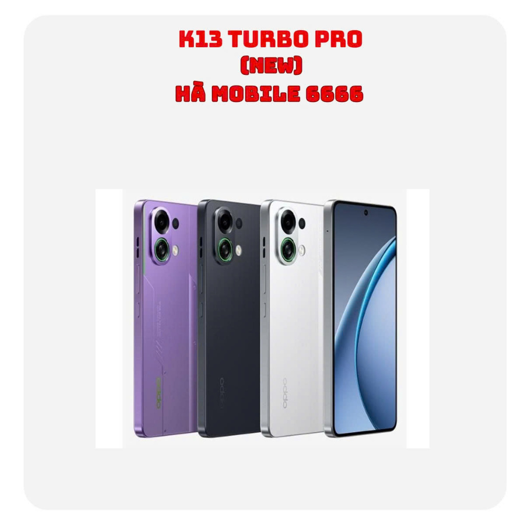 Điện thoại OPPO K13 Turbo Pro 12-256GB New Snapdragon 8s Gen 4