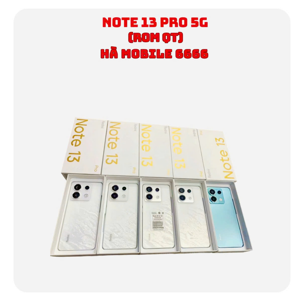 Điện thoại Xiaomi Redmi Note 13 Pro 5G Fullbox likenew 8/128GB Snap 7s Gen 2