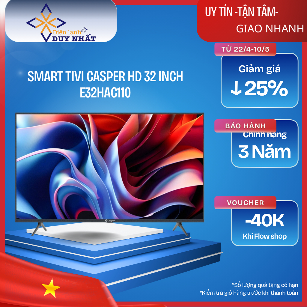 Smart Tivi Casper HD 32 inch E32HAC110