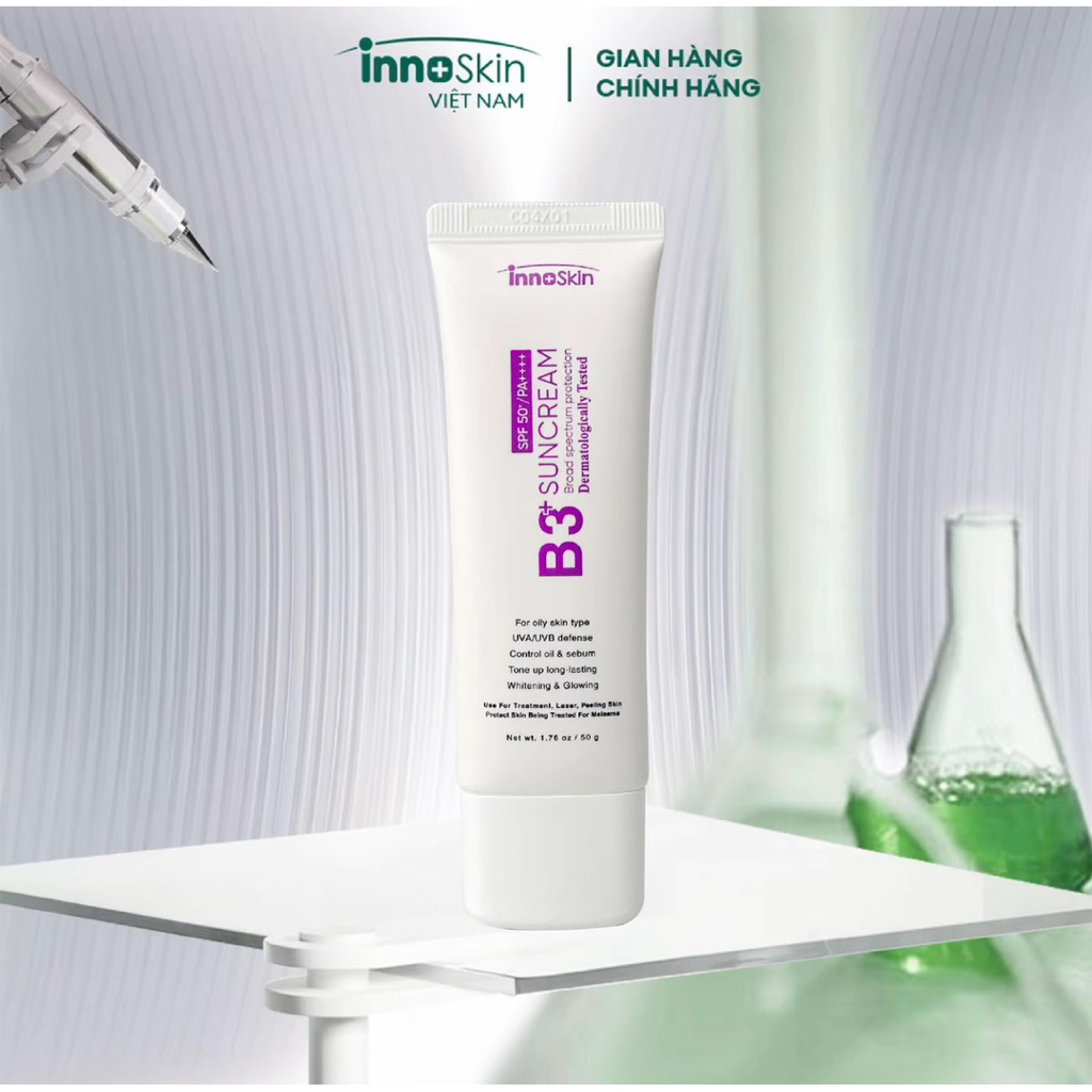 Kem Chống Nắng B3 Innoskil Tím