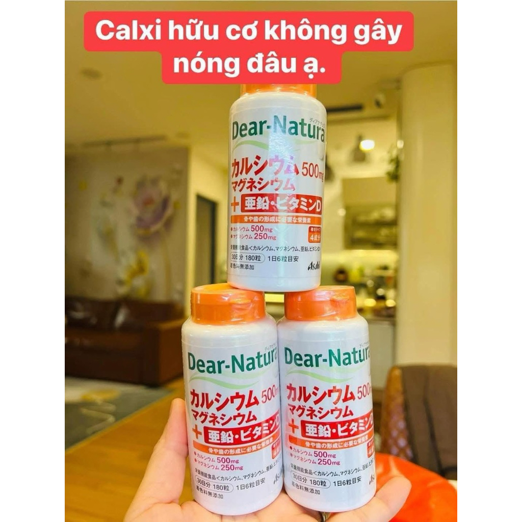 VIÊN UỐNG CANXI HỮU CƠ ASHAHI NHẬT BẢN