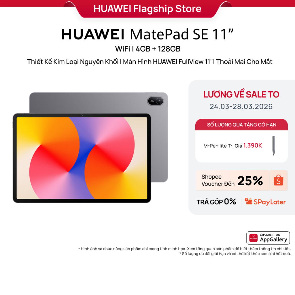 [LIVESTREAM] HUAWEI MatePad SE 11”|Thiết Kế Kim Loại Nguyên Khối||Màn Hình HUAWEI FullView 11" Thoải Mái Cho Mắt