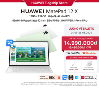 [NEW] Máy Tính Bảng HUAWEI MatePad 12 X 12+256GB| Hiệu Suất Như PC |Màn Hình PaperMatte 12 inch Siêu Rõ Nét M-Pencil Pro