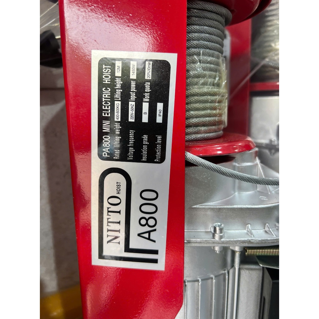 laptop- máy tời nito pa800 cáp 5li