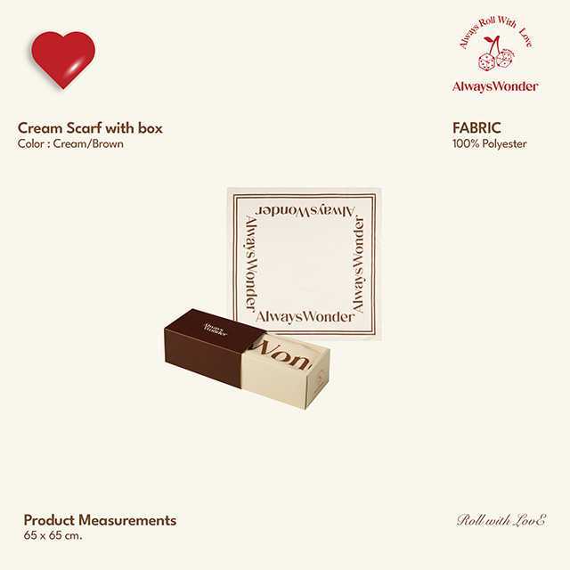 Khăn bandana AlwaysWonder - 'Roll with Love'