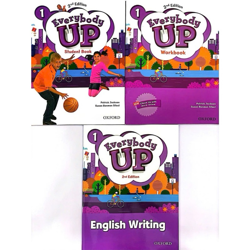 Sách Everybody Up 1 - bài học + bài tập + tập viết (3 cuốn)