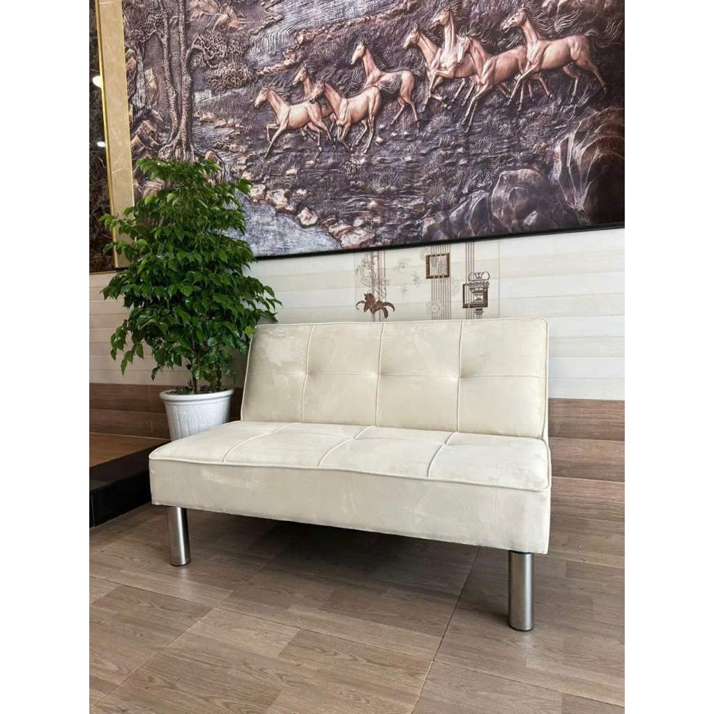 Sofa Giường 1m2 Gấp Gọn, Ghế Sofa Nệm Êm, Nội Thất Phòng Khách