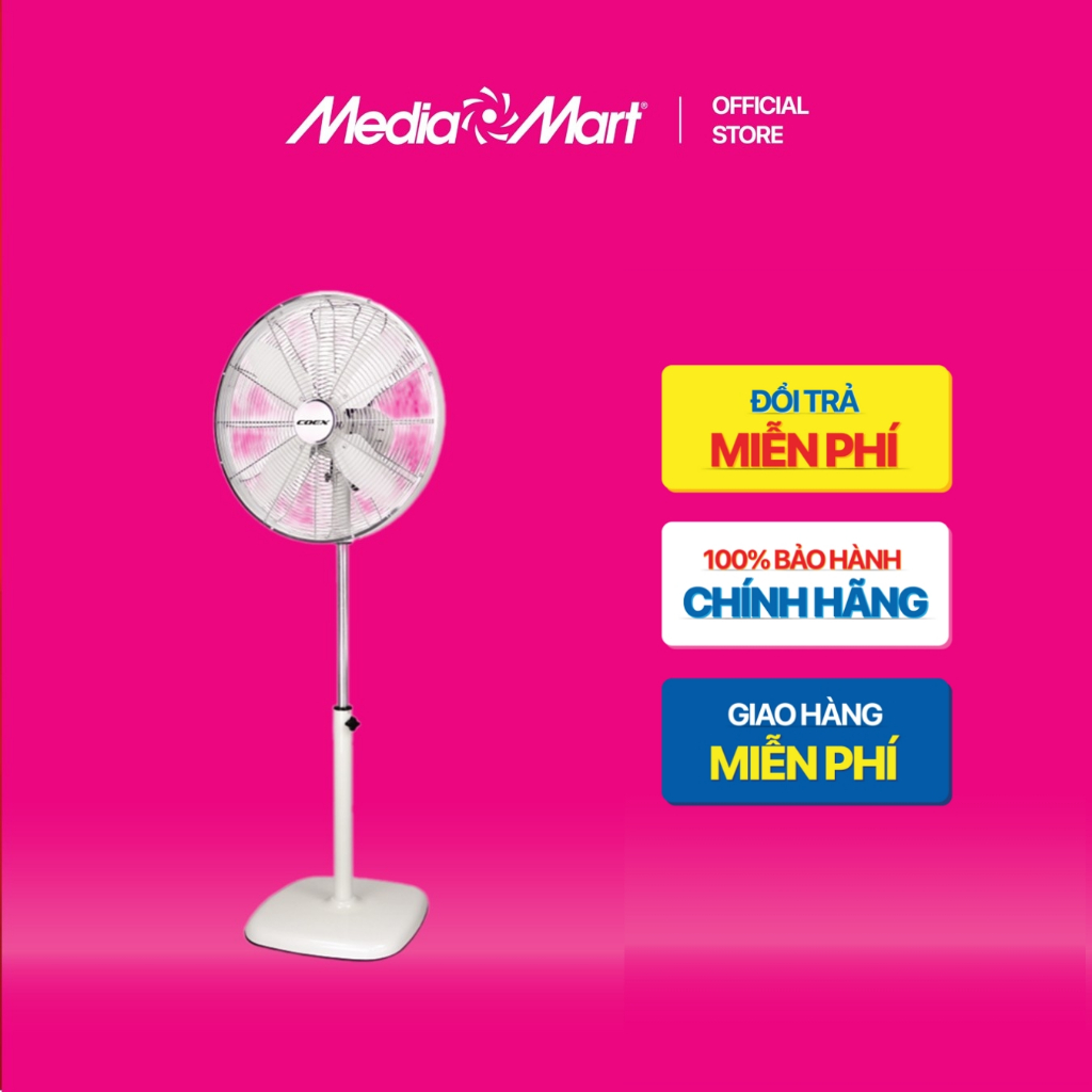 [ Mediamart Mall ] Quạt cây công nghiệp 4 cánh Coex CIF-7122 BH chính hãng,Ship 0đ