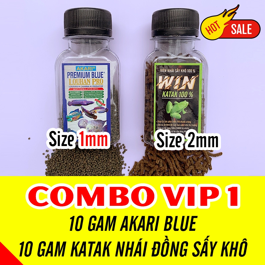 AKARI BLUE Cám Kích Xanh cho Cá Lóc Lạnh | Top 1 INDO