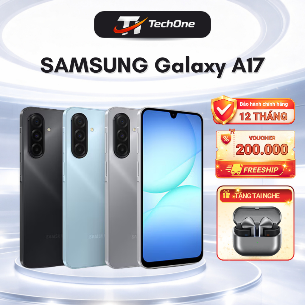 NGUYÊN SEAL - Điện thoại Samsung Galaxy A17 4G 8/128GB chính hãng - Bảo Hành 12 Tháng