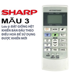 Điều Khiển Sharp đa năng - Remote điều hoà Sharp các loại [ Chọn Mẫu ]