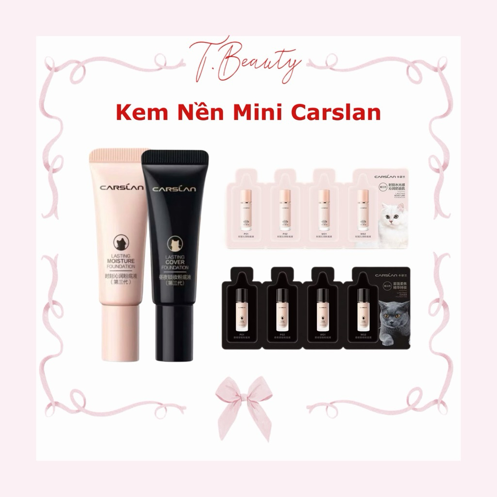 [CARSLAN] Kem Nền Mini Carslan Nhỏ Gọn Tiện Lợi