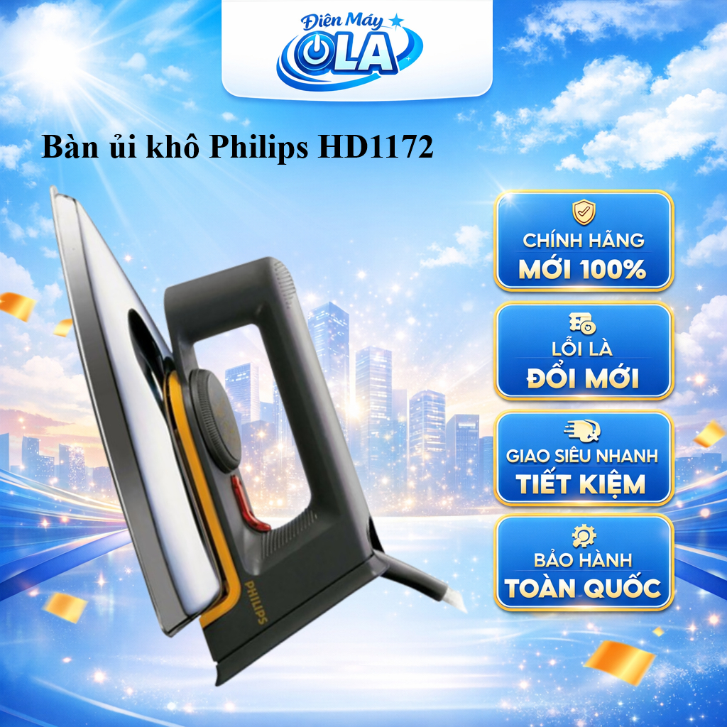 HD1172/01 - Bàn ủi khô Philips HD1172/01 - GIAO TOÀN QUỐC