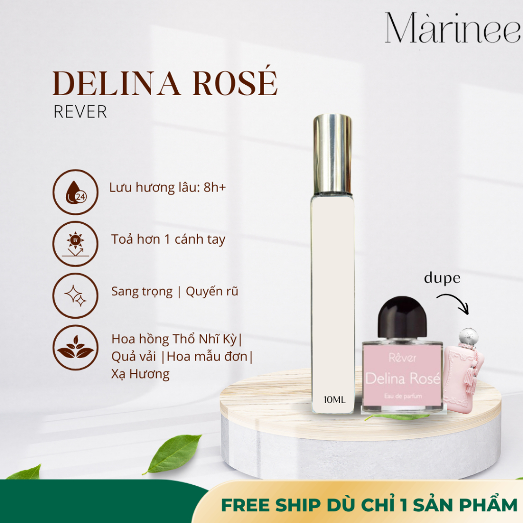 [DUPE DELINA] Nước hoa chiết Delina Rosé 10ml/30ml/50ml - Tiểu thư, Rich Kid - ORIDS