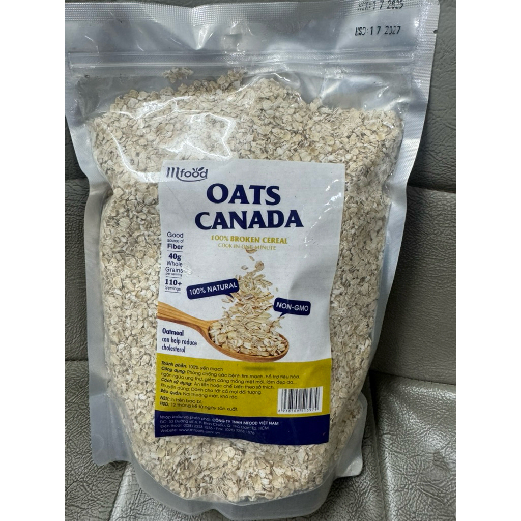 Yến mạch Mfood Canada 1000gr