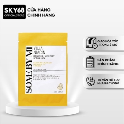 Mặt Nạ Dưỡng Da Yuja Niacin Blemish Care Serum Mask Dưỡng Sáng Da Some By Mi 25ml