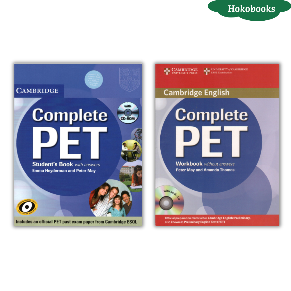 Sách - Complete PET 2014 - Student's Book + Workbook - Bản In laser sắc nét