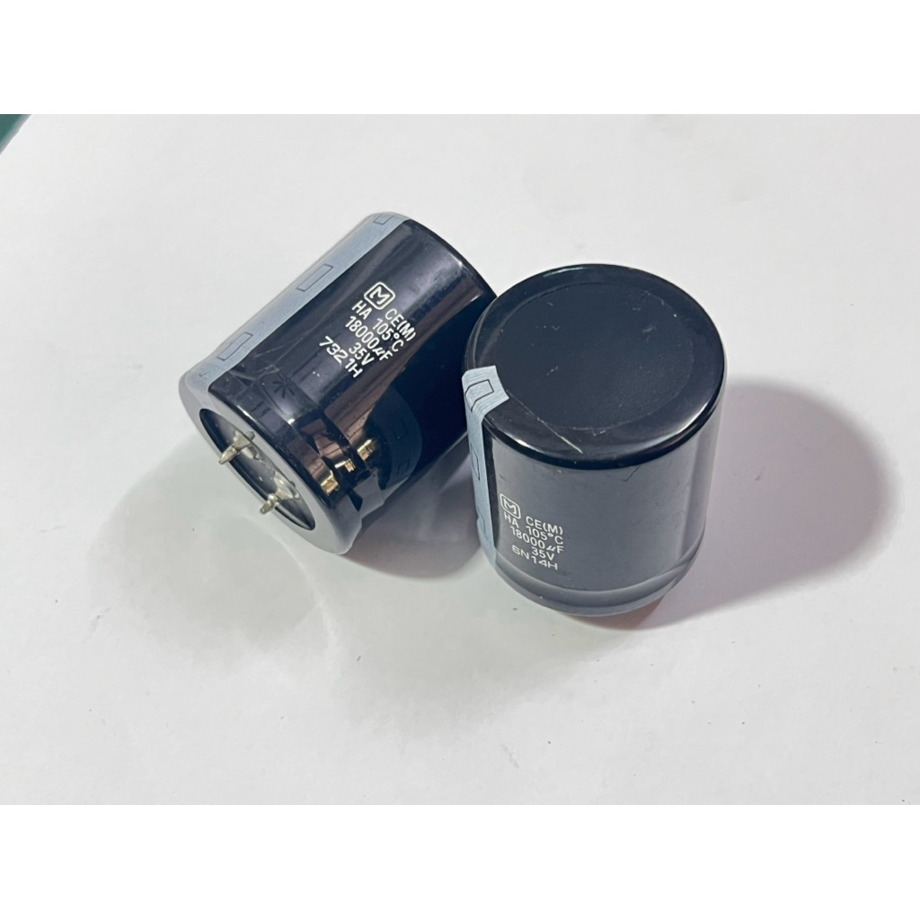 Tụ paaansonic CE(M) japan 35V 18.000UF , 35V 18000UF 35V , 35V18000UF , 18000UF35V ( KT 35x40mm ) tụ