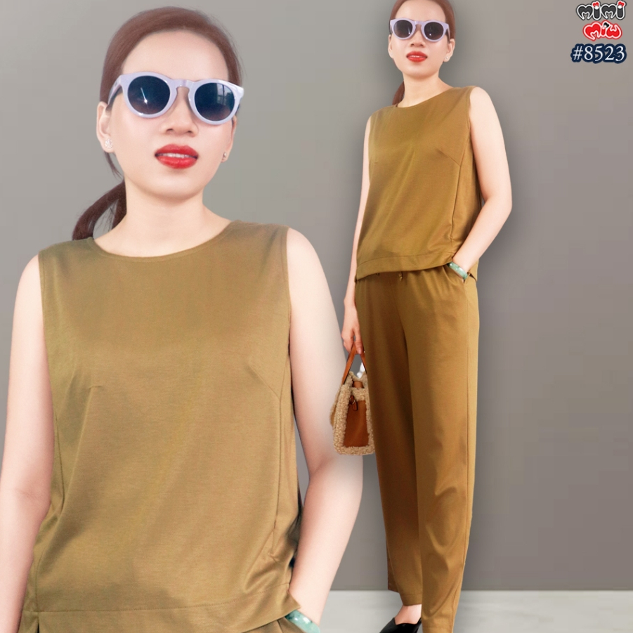 SET THUN LINEN MÈ CAO CẤP TRUNG NIÊN - MIMIMIU - #8523