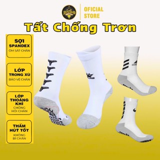 Tất Đá Bóng Chống Trơn Vớ Chống Trượt Thể Thao Bóng Đá Bóng rổ Chạy Bộ Tăng Độ Bám Thấm Hút Mồ Hôi Thoáng Khí JDS36