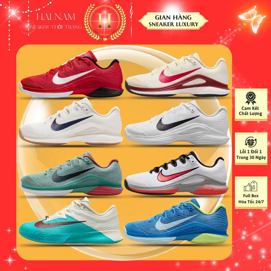 Giày Tennis, Pickleball Vapor Pro 12 Nam Nữ Các Phối Màu Bản Chuẩn Cực Bán Sân Khi Vận Động