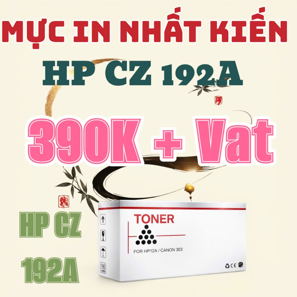 Hộp Mực  in CZ 192A ( 93A )  - Nhất  Kiến