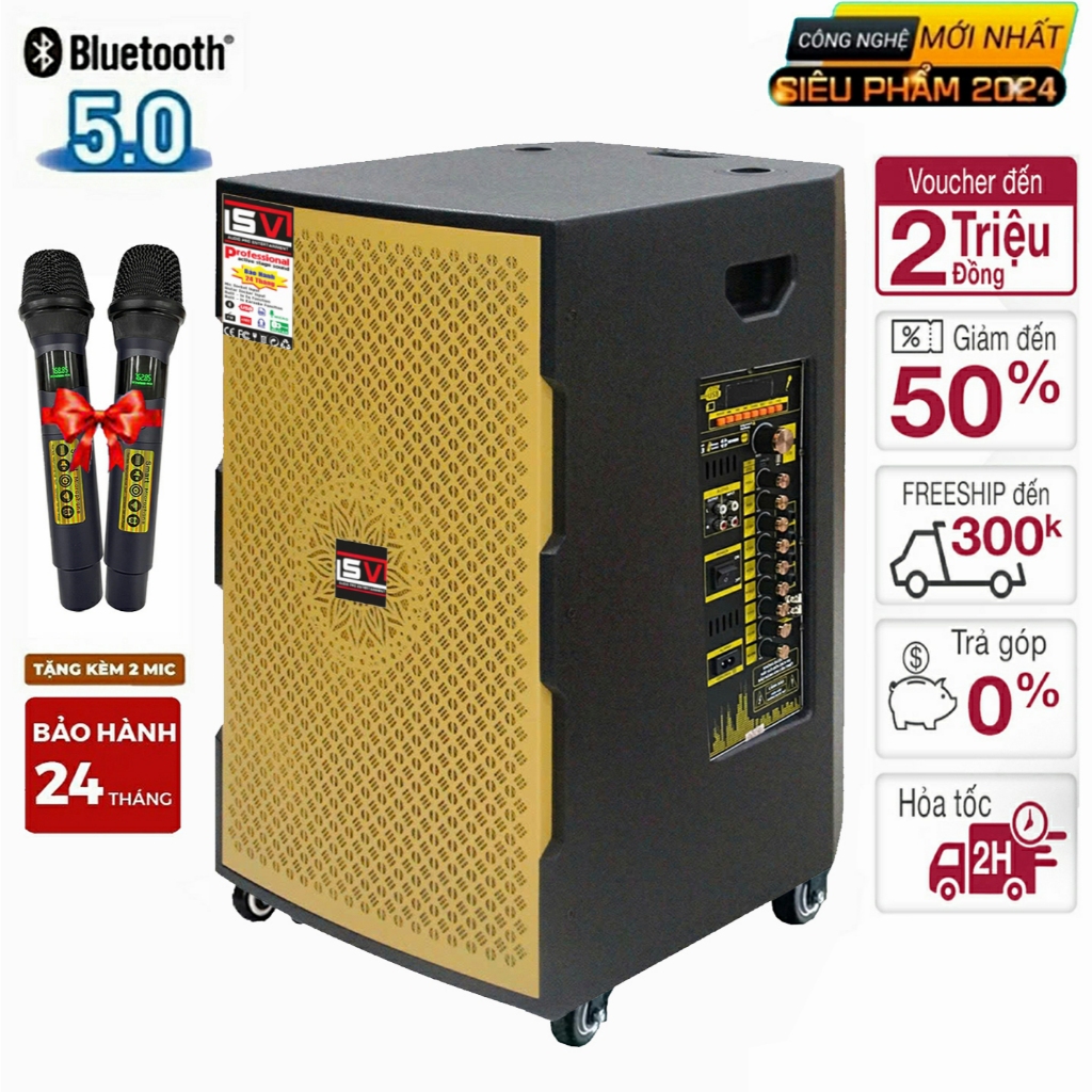 [ Loa Sài Điện ]  Loa Kéo 4 Tấc [ Trả Góp 0% ] Bass 40 15T03 ( Lưới Vàng ) Công Suất 1600w R5