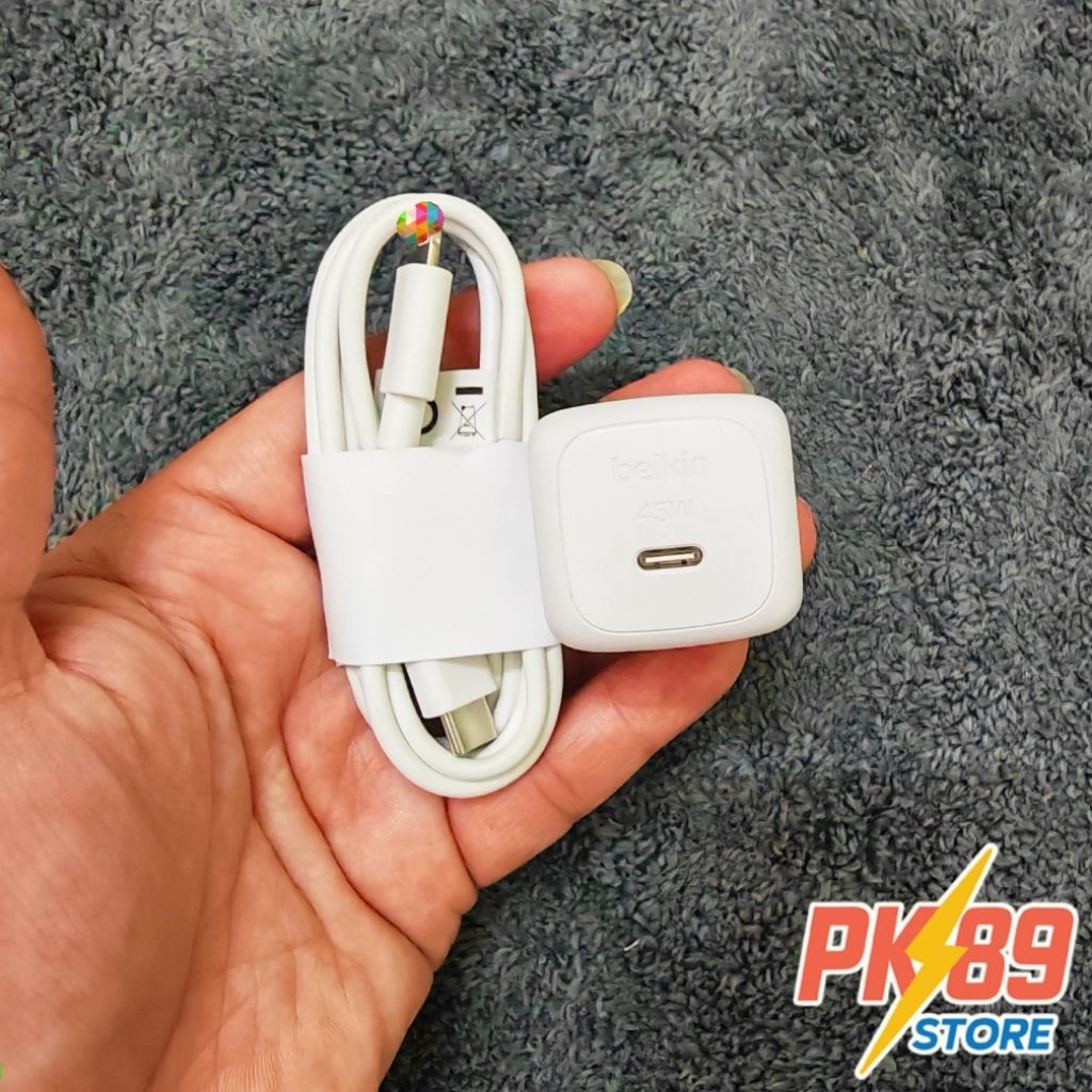 Củ sạc nhanh BELKIN BootsCharge 45W PD 3.1 PPS 1 cổng C nhỏ gọn