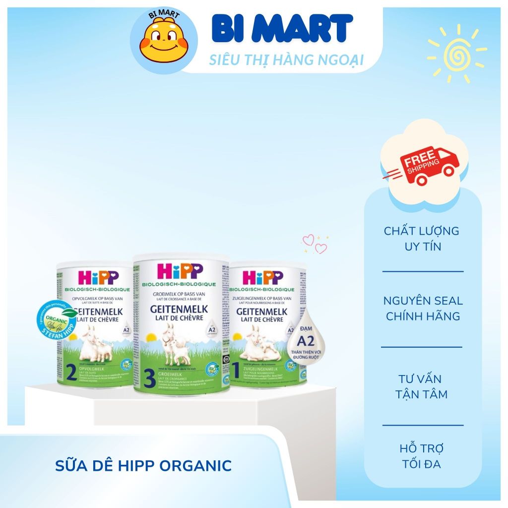 Sữa dê HiPP Organic 400g chính hãng - Bimart