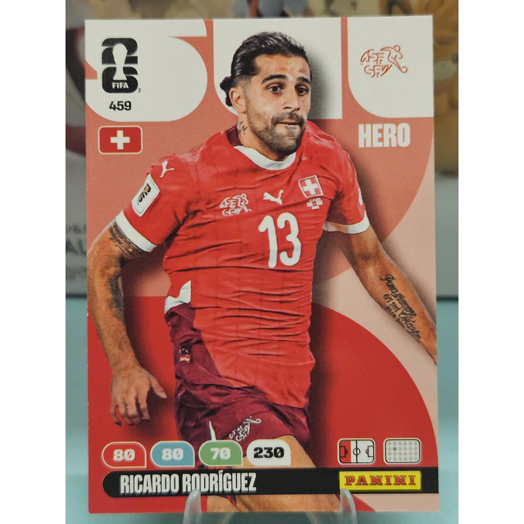 Thẻ Ricardo Rodriguez Panini World Cup 2026 (Thuỵ Sỹ / Thụy Sĩ) (Switzerland)