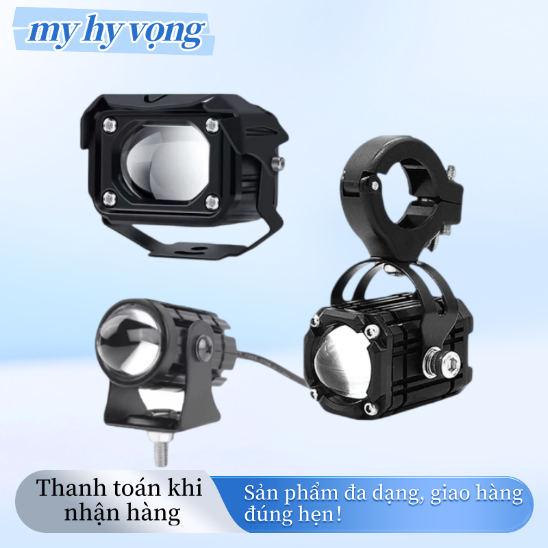 Đèn Trợ Sáng Bi Cầu Mini W2 4 Chế Độ Tích Hợp Auto Passing phiên bản