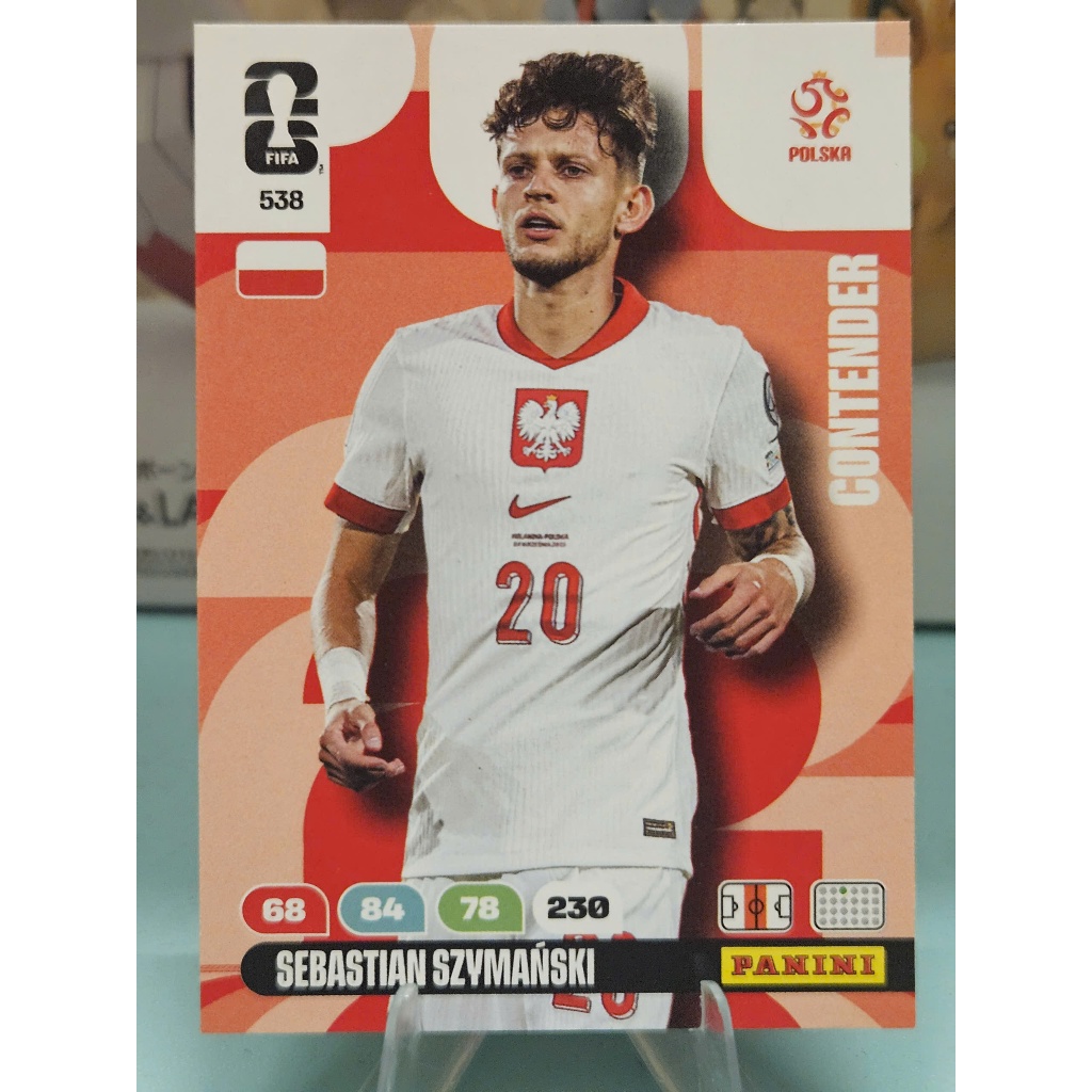 Thẻ Sebastian Szymanski Panini World Cup 2026 (Poland) (Ba Lan)