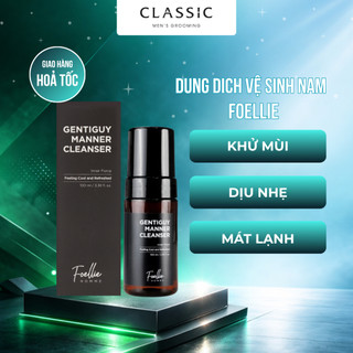 Dung Dịch Vệ Sinh Nam Dạng Bọt Foellie Gentiguy Manner Cleanser 100ml