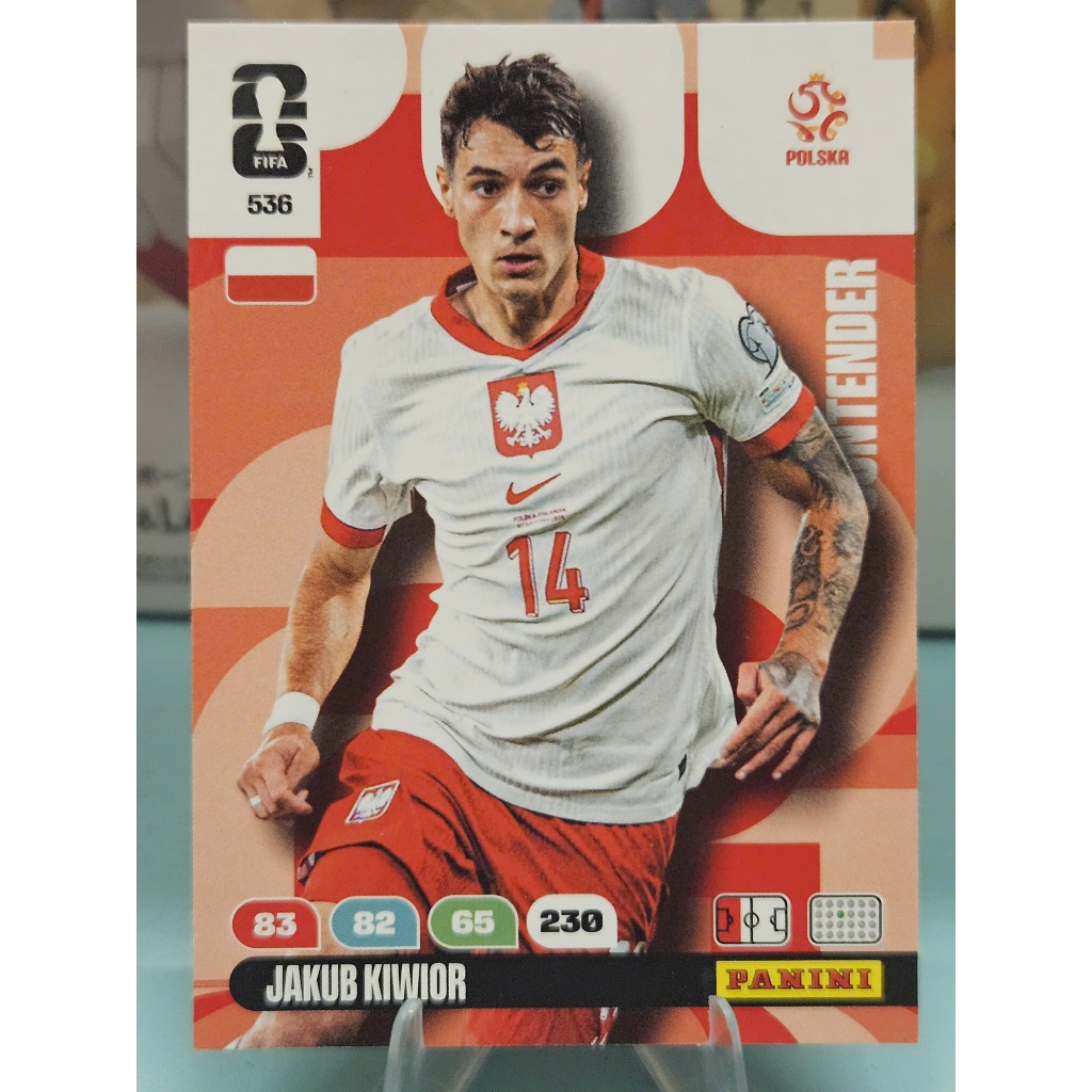Thẻ Jakub Kiwior Panini World Cup 2026 (Poland) (Ba Lan)