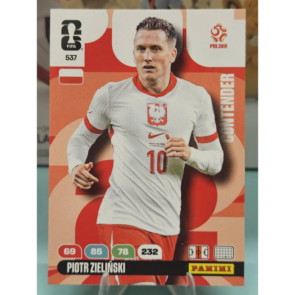 Thẻ Piotr Zielinski Panini World Cup 2026 (Poland) (Ba Lan)