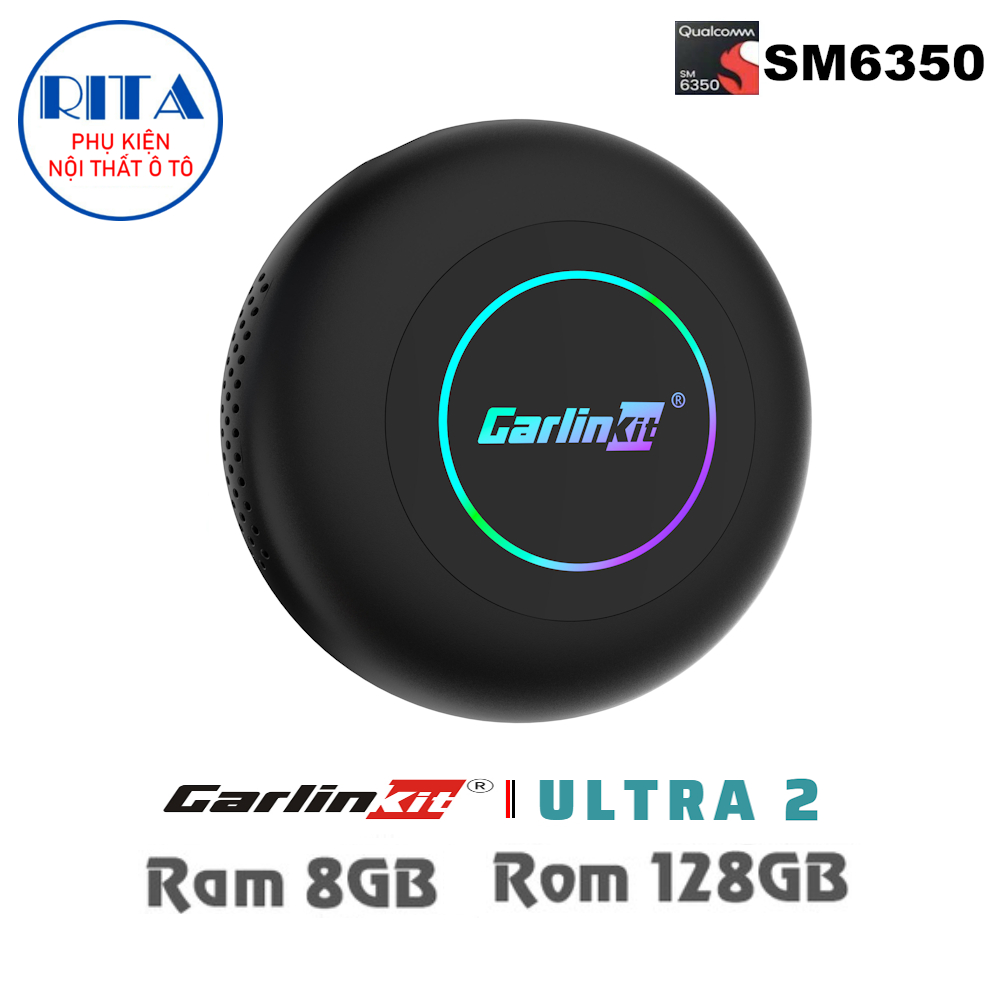 Android Box Carlinkit Tbox Ultra 2 - Chip Qualcomm SM6350 - Ram 8Gb Rom 128Gb - Chính Hãng Carlinkit