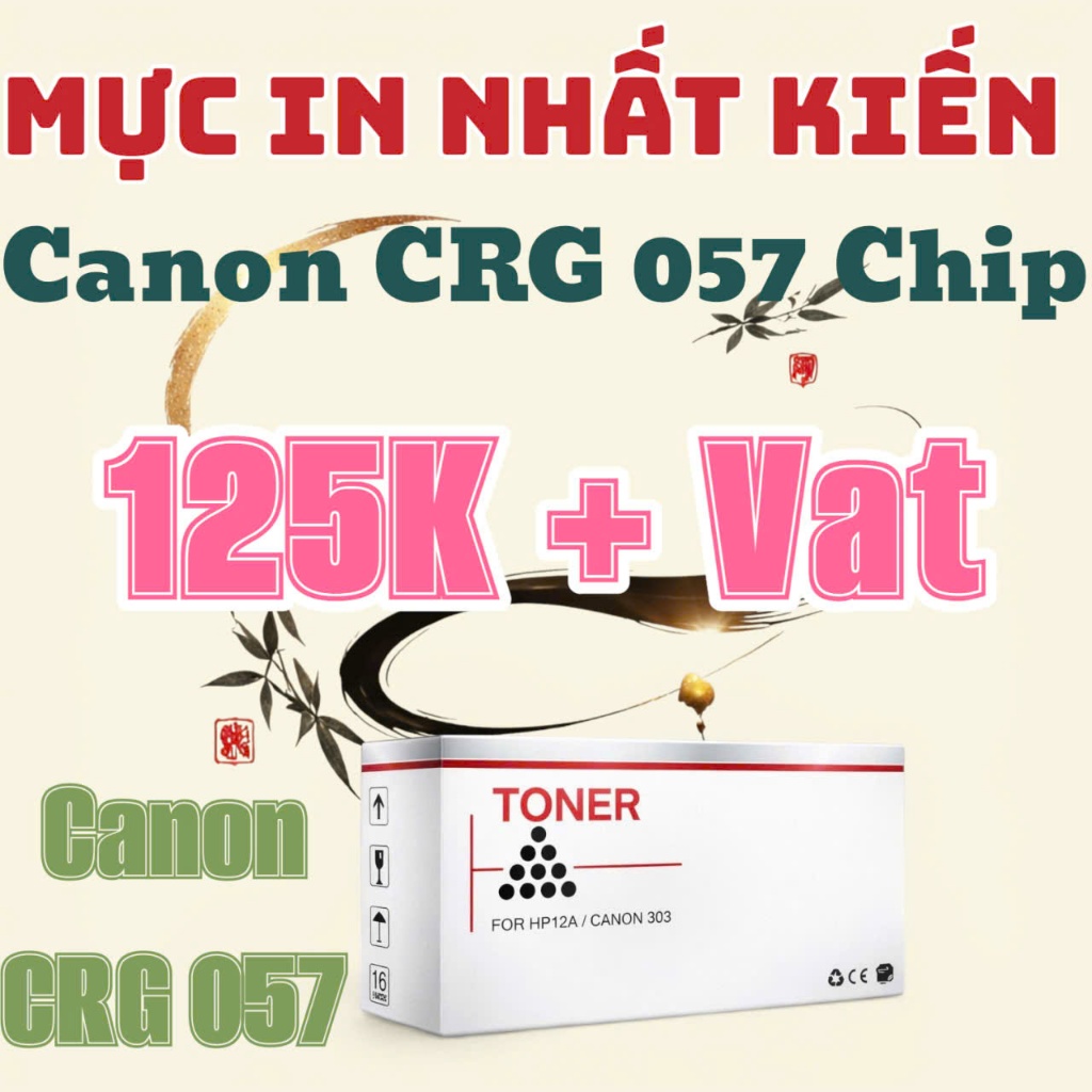 Hộp Mực Canon 057 ( CRG 057 ) có Chíp - VIET Toner